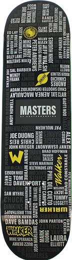 WALKER MASTERS SKATEBOARD DECK-8.5