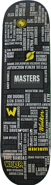 WALKER MASTERS SKATEBOARD DECK-8.5
