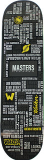 WALKER MASTERS SKATEBOARD DECK-8.5