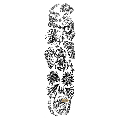 PVBLIC DOMAIN GRIP TAPE 9x33 SPIDER SKULL