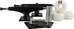 ESSENTIALS COMPONENT PACK 5.25 BLACK W/53mm WHITE TRUCKS SET
