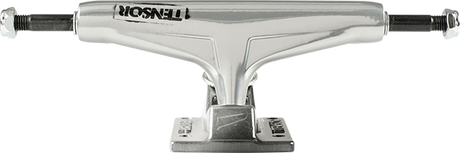 TENSOR REG ALUM 5.25 STENCIL MIRROR RAW/BLACK FADE TRUCKS SET