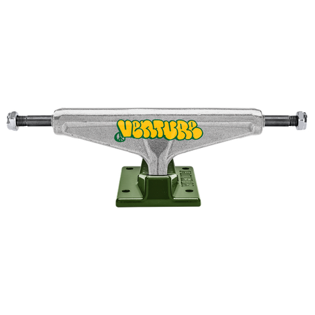 VENTURE THROW TEAM EDITION 5.2 HI POL/DK GRN TRUCKS SET
