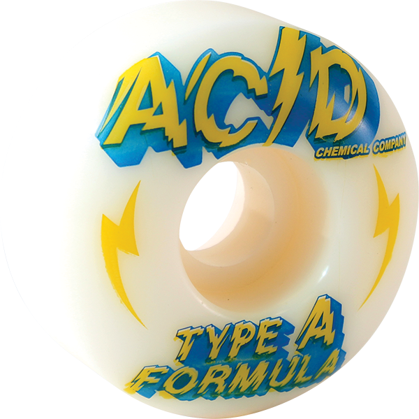 ACID TYPE A POWER 54mm 99a BLUE/WHT WHEELS SET