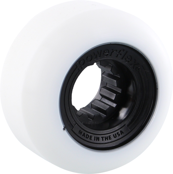 POWERFLEX GUMBALL 52mm 83b WHT/BLACK Wheesl Set