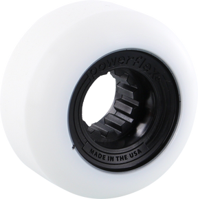 POWERFLEX GUMBALL 54mm 83b WHT/BLACK Wheesl Set