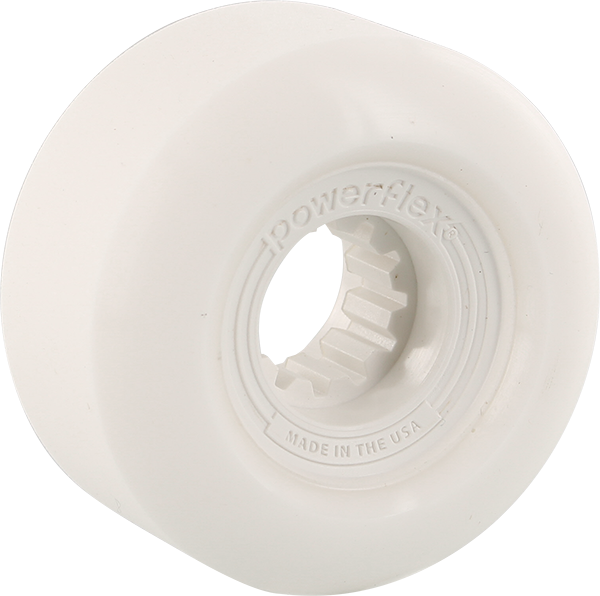 POWERFLEX GUMBALL 56mm 83b WHT/WHT WHEELS SET