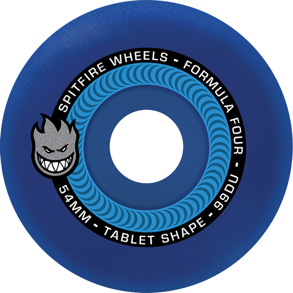 SPITFIRE F4 99A TABLET 54MM ICE BLU WHEELS SET