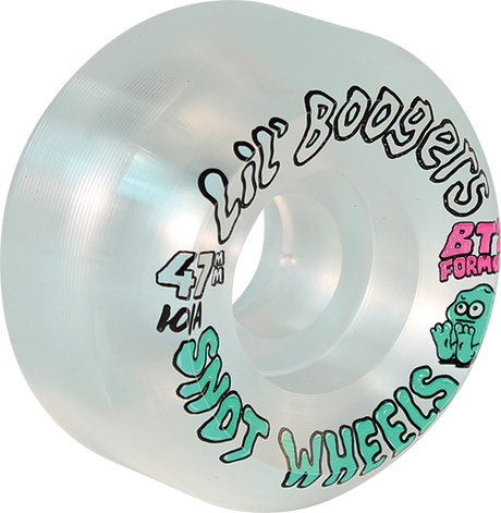 SNOT LIL BOOGERS CONICAL 47MM 101A CLEAR WHEELS SET