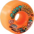 SNOT ADAMS SPRAY CANS CONICAL 56MM 99A NEON ORANGE WHEELS SET