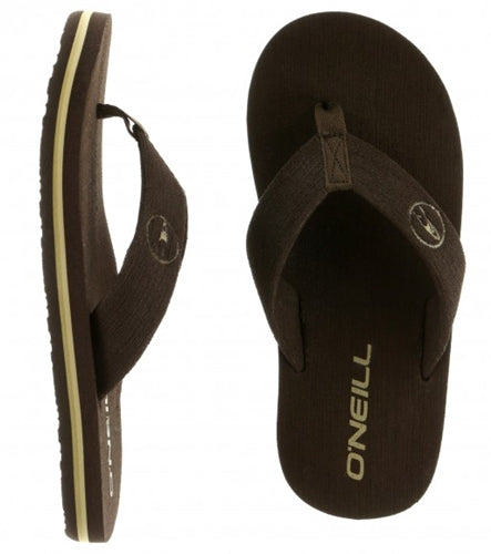 Oneill Phluff Daddy Sandals Boys Brown - K2-3 / 9" Length