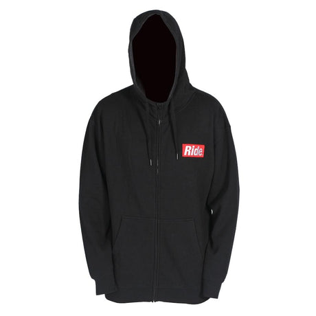 Ride Bar Zip Hoody Mens Black S