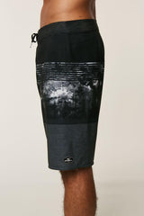 Oneill HyperFreak Trunks Mens Black White Grey