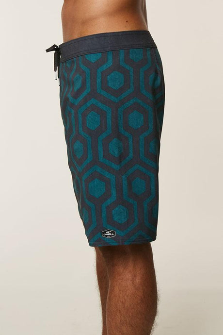 Oneill HyperFreak Wrenched Trunks Mens Steel Grey