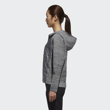 Adidas Outdoor W Hybrid Hoody Womens Dark Grey Heather M