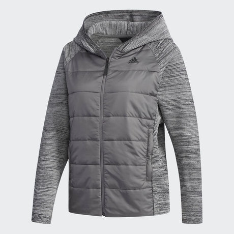Adidas Outdoor Hybrid Hoody Womens Dark Grey Heather
