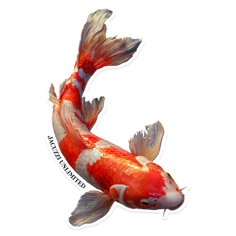 JACUZZI KOI STICKER SINGLE ORANGE