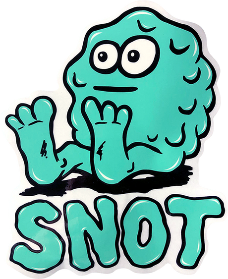 SNOT BOOGER LOGO XS STICKER