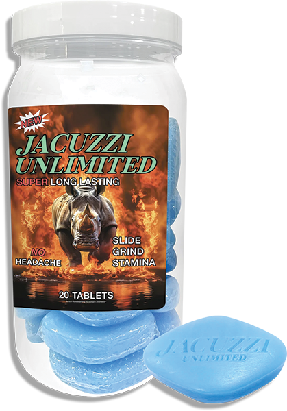 JACUZZI WAX RHINO PILLS SKATEBOARD WAX BLUE (10 Bars)