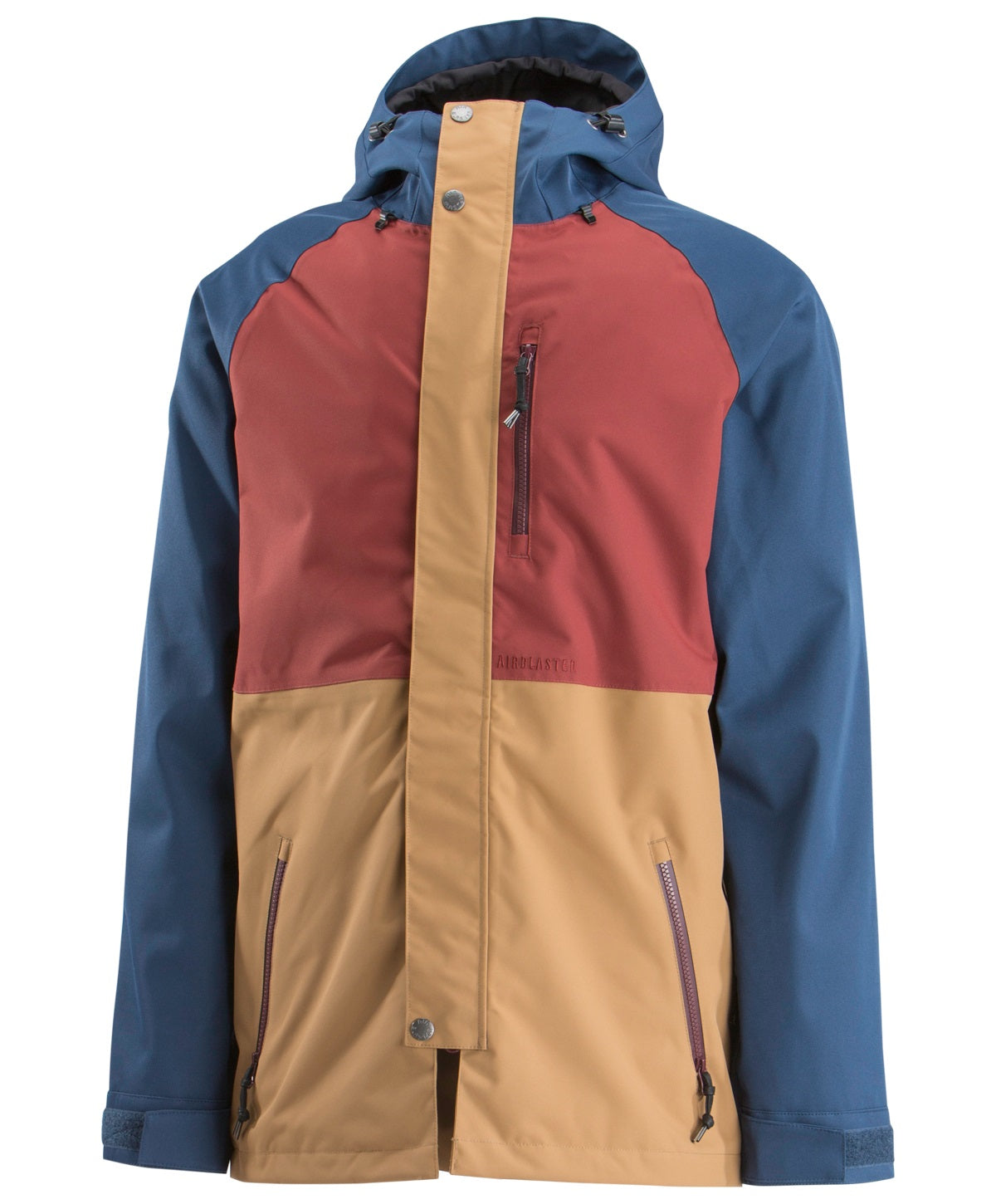 AIRBLASTER Yeti Stretch Jacket Navy Tan L