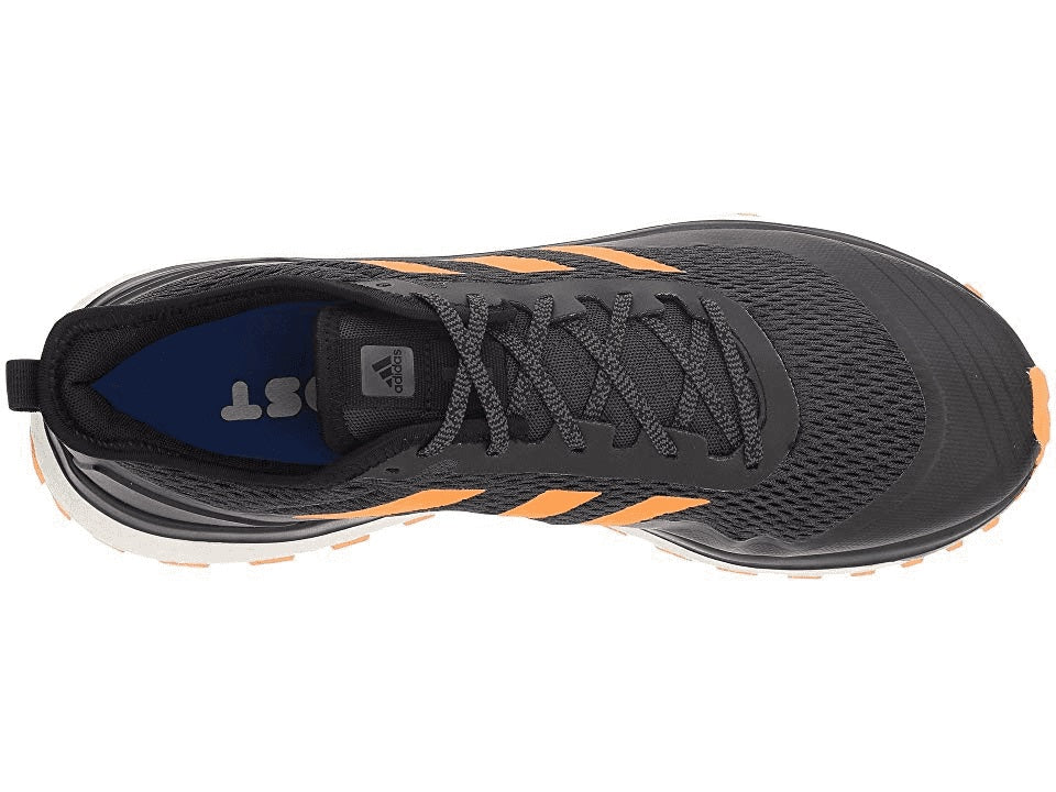 Adidas Response Trail Mens Black Orange Blue 10