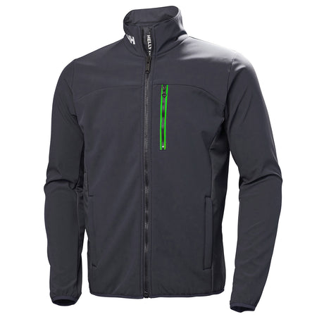 Helly Hansen Crew SoftShell Jacket Mens Graphite Blue S
