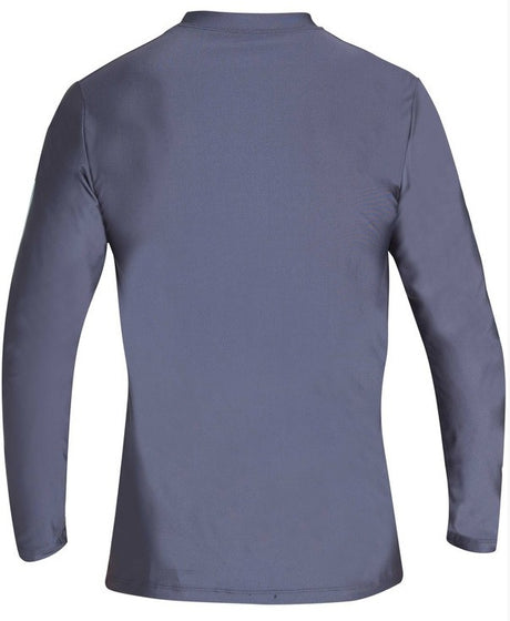 Billabong Die Cut LF LS Rashguard 50upf Mens Grey Heather M
