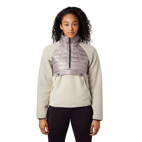 Mountain Hardwear Altius Hybrid Pullover Jacket Womens Mystic Purple S
