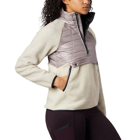 Mountain Hardwear Altius Hybrid Pullover Jacket Womens Mystic Purple M