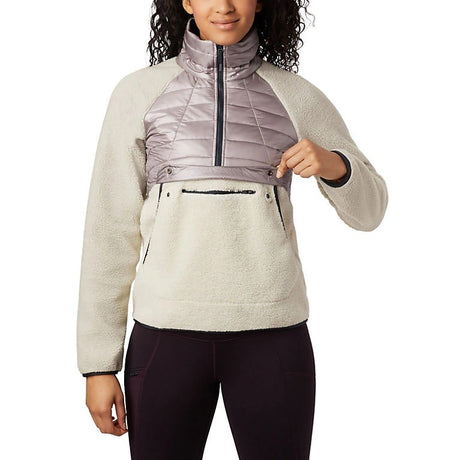 Mountain Hardwear Altius Hybrid Pullover Jacket Womens Mystic Purple M