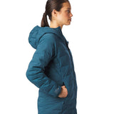 Mountain Hardwear Super DS Stretch Down Parka Womens Icelandic S