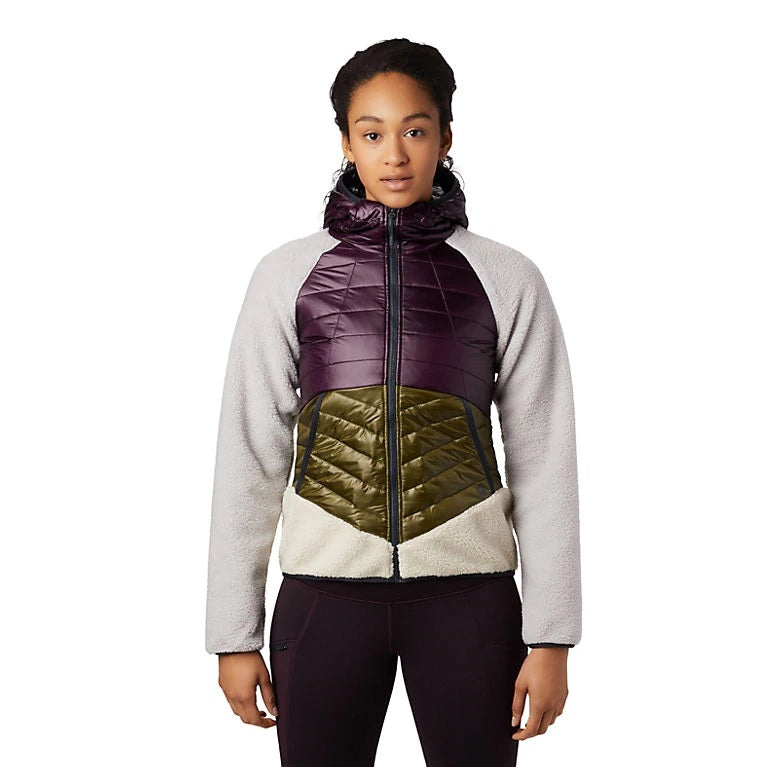 Mountain Hardwear Altius Hybrid Hoody Womens Darkest Dawn S