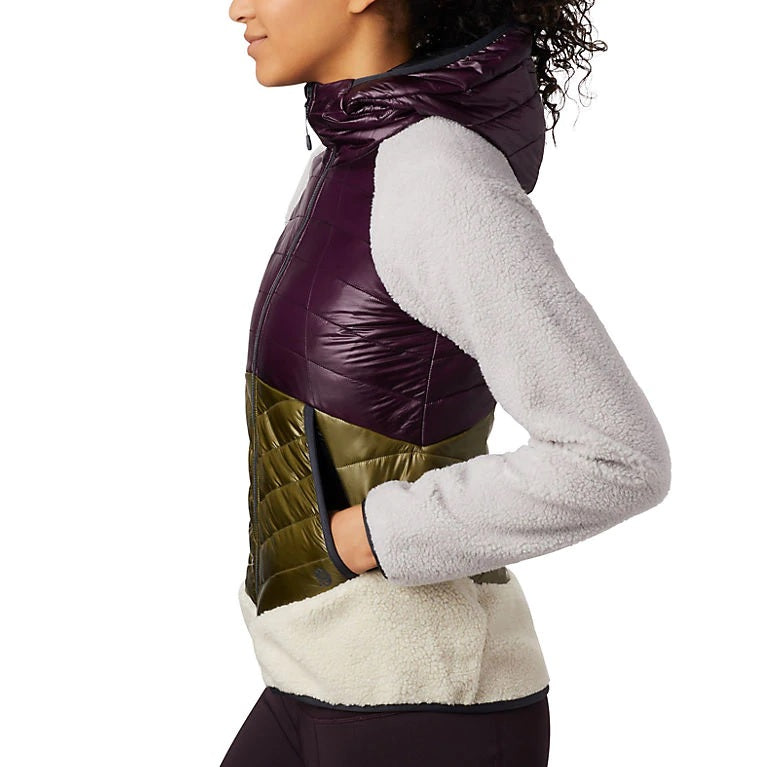 Mountain Hardwear Altius Hybrid Hoody Womens Darkest Dawn S