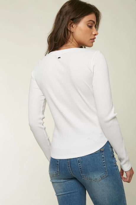 Oneill Riell Sweater Womens White XS