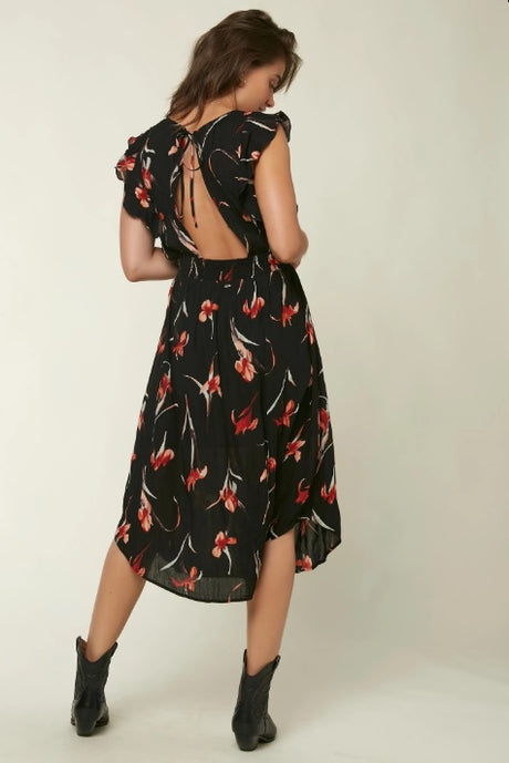 Oneill Amberylynn Dress Womens Black XS