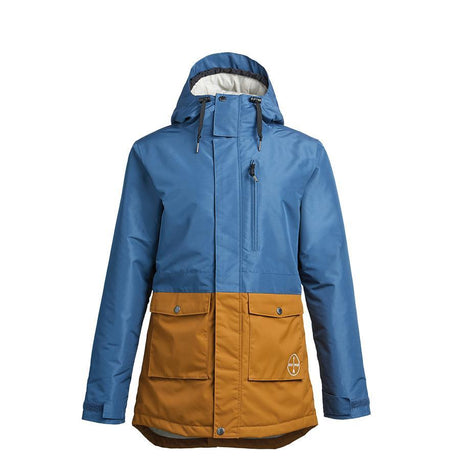 AIRBLASTER Stay Wild Parka Womens Navy Grizzly
