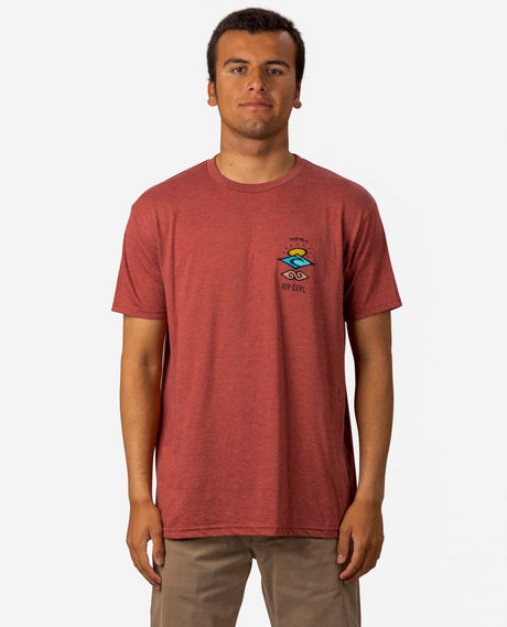 Rip Curl Search Roots Pre Tshirt Brick