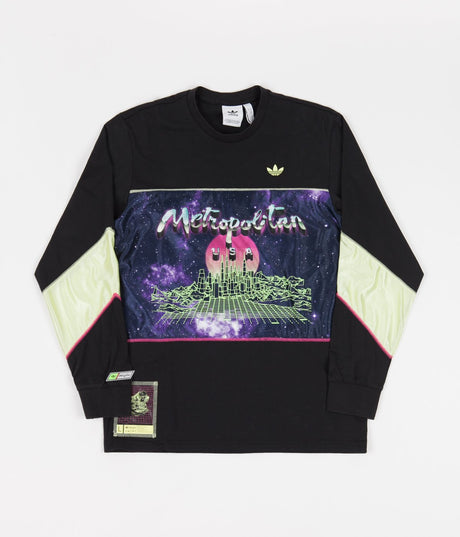 Adidas Metropolitan LongSleeve Tshirt Black Yellow