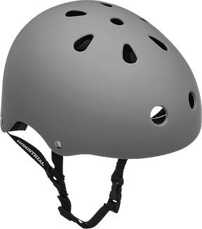 INDUSTRIAL FLAT GREY SKATE HELMET SM