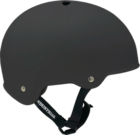 INDUSTRIAL FLAT BLACK SKATE HELMET M