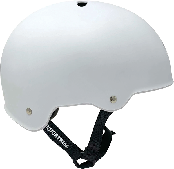 INDUSTRIAL FLAT WHITE SKATE HELMET XS