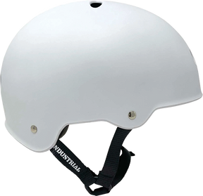 INDUSTRIAL FLAT WHITE SKATE HELMET L
