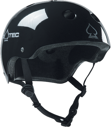PROTEC Classic CERTFIED GLOSS BLK-S SKATE HELMET