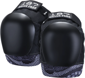 187 PRO KNEE PADS JR-KEEGAN PALMER BLK/BLK