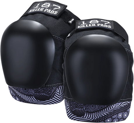 187 PRO KNEE PADS JR-KEEGAN PALMER BLK/BLK