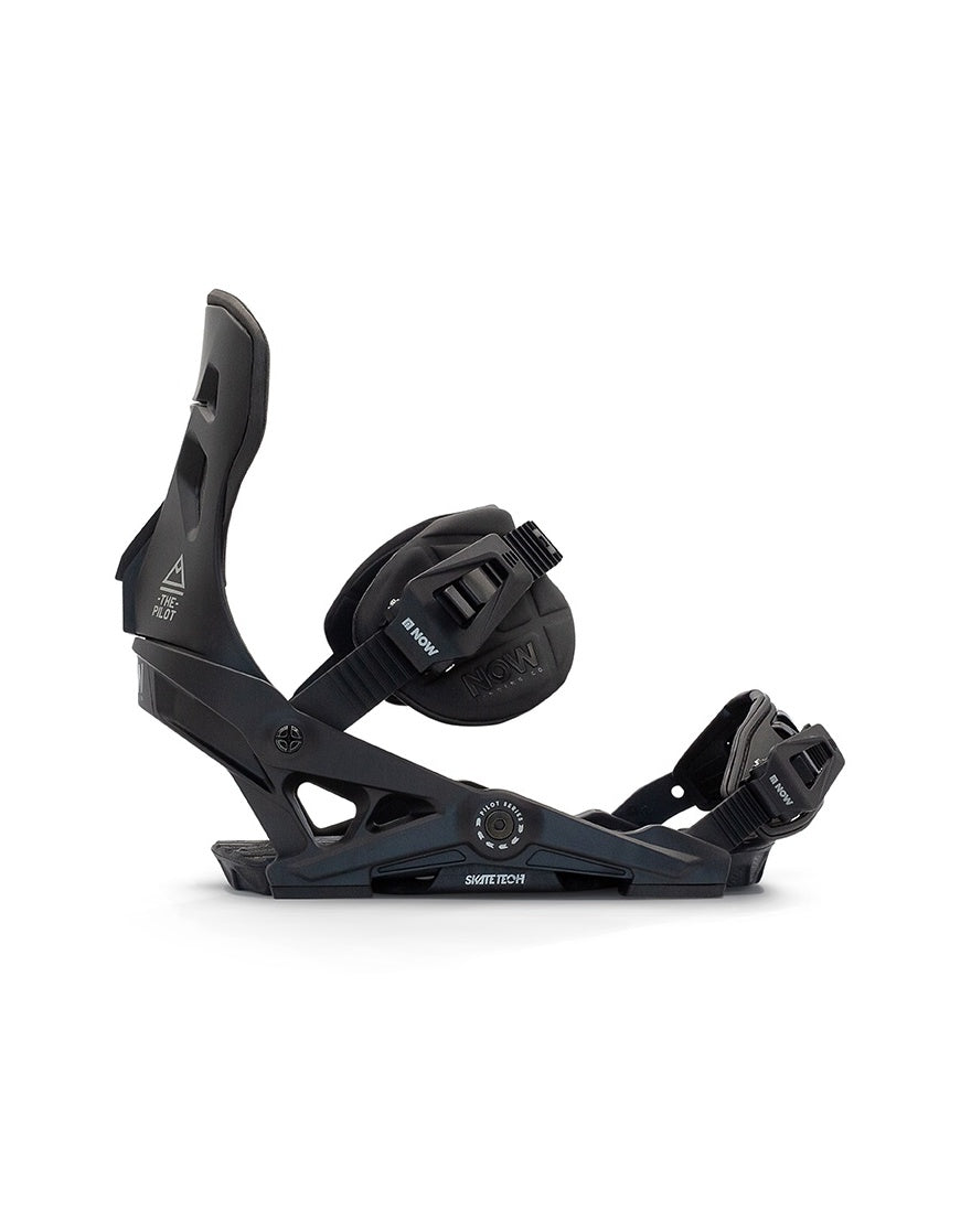 NOW Pilot Snowboard Bindings Black