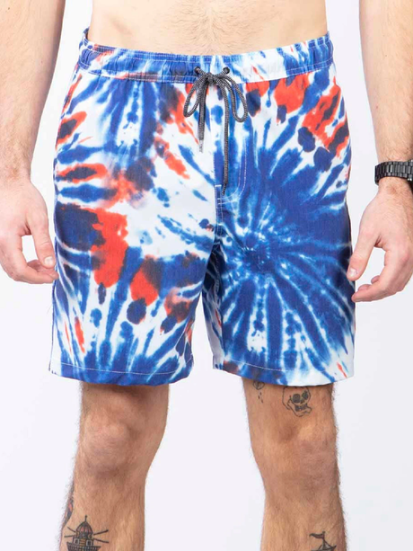 Rip Curl Freeda Volley Shorts Mens Red White Blue XL