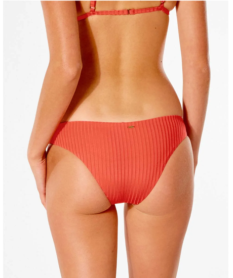 Rip Curl Premium Surf Cheeky Swim Bottoms Red L