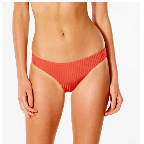 Rip Curl Premium Surf Cheeky Swim Bottoms Red S