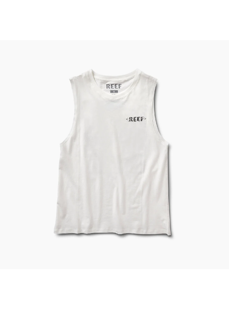 Reef Adventure Muscle Tank Womens Marshmallow